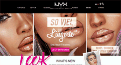 Desktop Screenshot of nyxcosmetics.ch