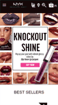 Mobile Screenshot of nyxcosmetics.ca