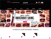 Tablet Screenshot of nyxcosmetics.ca